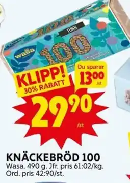 WASA Knäckebröd 100