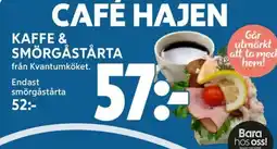 Ica Hajen Lagpris Kaffe & smörgåstårta erbjuda