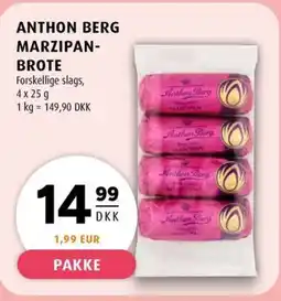Scandinavian Park Anthon berg marzipan- brote erbjuda