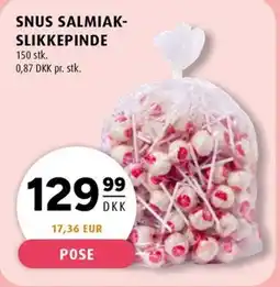 Scandinavian Park Snus salmiak- slikkepinde erbjuda