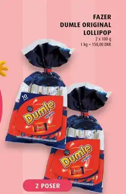 Scandinavian Park FAZER Dumle original lollipop erbjuda