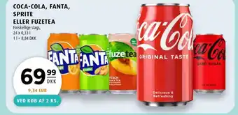 Scandinavian Park Coca-cola, fanta, sprite eller fuzetea erbjuda