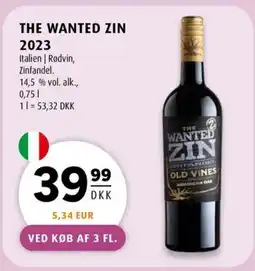 Scandinavian Park The wanted zin 2023 erbjuda