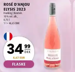 Scandinavian Park Rosé d'anjou elysis 2023 erbjuda