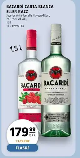Scandinavian Park Bacardi carta blanca eller razz erbjuda