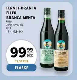 Scandinavian Park Fernet-branca eller branca menta erbjuda