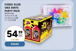 Scandinavian Park Flügel eller små shots party-pack erbjuda