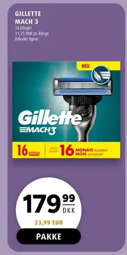 Scandinavian Park GILLETTE Mach 3 erbjuda