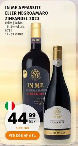 Scandinavian Park In me appassite eller negroamaro zinfandel 2023 erbjuda