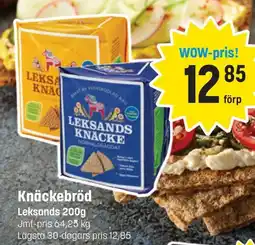 Supergott LEKSANDS Knäckebröd erbjuda