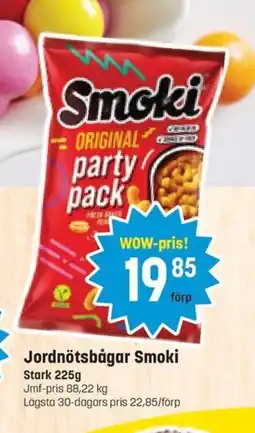 Supergott SMOKI Jordnötsbågar smoki erbjuda