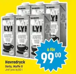 Supergott OATLY Havredryck erbjuda