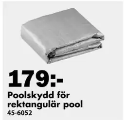 Biltema Poolskydd för rektangulär pool erbjuda