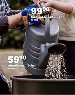 Biltema Vattenkanna, 10 liter erbjuda