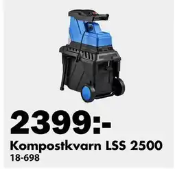 Biltema Kompostkvarn LSS 2500 erbjuda