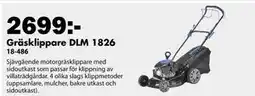 Biltema Gräsklippare DLM 1826 erbjuda