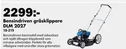 Biltema Bensindriven gräsklippare DLM 2027 erbjuda