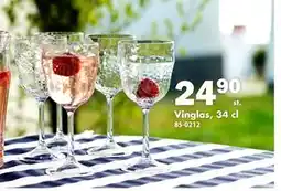 Biltema Vinglas, 34 cl erbjuda