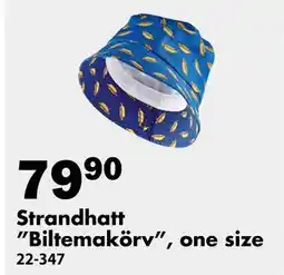 Biltema Strandhatt ”Biltemakörv”, one size erbjuda