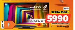 Power LG Webos 4K HDR Smart TV erbjuda
