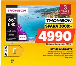 Power THOMSON 55" 4K Android TV erbjuda
