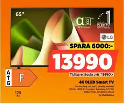 Power LG 4K OLED Smart TV erbjuda