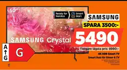 Power SAMSUNG 4K HDR Smart TV Smart Hub för filmer & TV erbjuda
