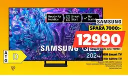 Power SAMSUNG 4K HDR Smart Tv A bild for battre TV erbjuda