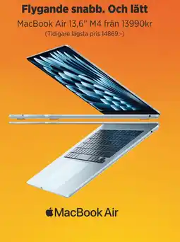 Power *MacBook Air Flygande snabb. Och lätt erbjuda