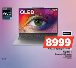 Power Lenovo Yoga Slim 6 En vacker OLED-skärm erbjuda