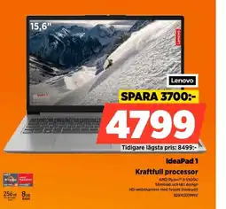 Power Lenovo IdeaPad 1 Kraftfull processor erbjuda