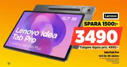 Power Lenovo IdeaTab Pro 144 Hz 3K-skärm erbjuda