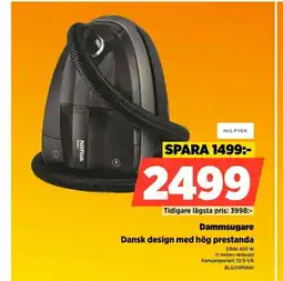 Nilfisk dammsugare dansk design med hög prestanda