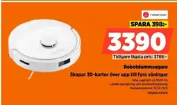 Power Roborock Robotdammsugare Skapar 3D-kartor över upp till fyra våningar erbjuda