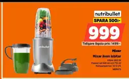 Power Nutribullet mixer mixar även isbitar erbjuda
