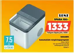 XENZ Ismaskin Automatiskt rengöringsprogram
