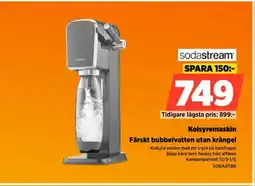 Power Sodastream kolsyremaskin färskt bubbelvatten utan krångel erbjuda
