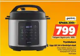 Point tryckkokare upp till 24 h föreffekt