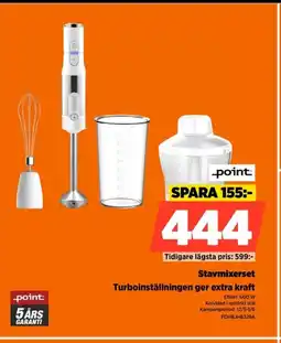 Power Point stavmixerset turboinställningen ger extra kraft erbjuda