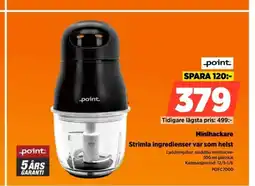 Point minihackare strimla ingredienser var som helst