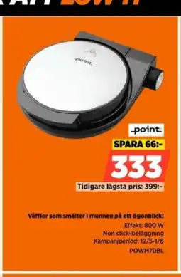 Point våfflor som smälter i munnen på ett ögonblick!