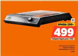 Platt brödrost på 700 W Steglös inställning Kampanjperiod: 12/5-1/6