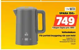 Power Cha MATTED Vattenkokare För perfekt bryggning när som helst erbjuda