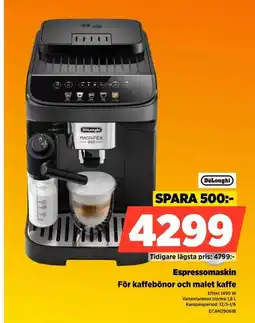DeLonghi Espressomaskin För kaffebönor och malet kaffe