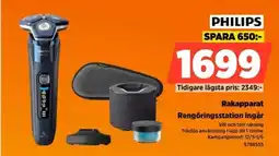 PHILIPS Rakapparat Rengöringsstation ingår
