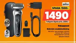 Power BRAUN Rakapparat Bekväm snabbladdning erbjuda