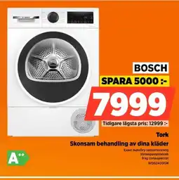 Power BOSCH Skonsam behandling av dina kläder erbjuda