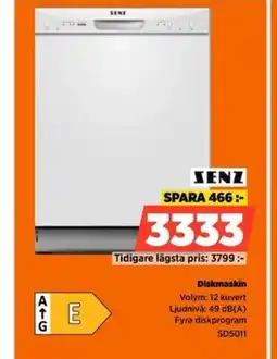 Power SENZ Diskmaskin erbjuda