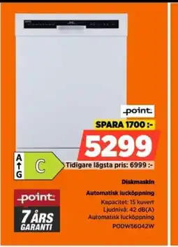 Power Point diskmaskin automatisk lucköppning erbjuda