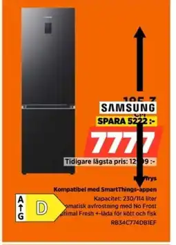 Power SAMSUNG frys Kompatibel med SmartThings-appen erbjuda